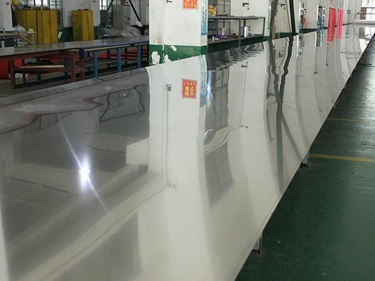 Anti Corrosion Conveyor Stainless Steel Belt Mirrored Silver Stainless Steel