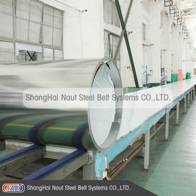 Martensitic High Strength Metal Conveyor Belt 1200mm Stainless Incline